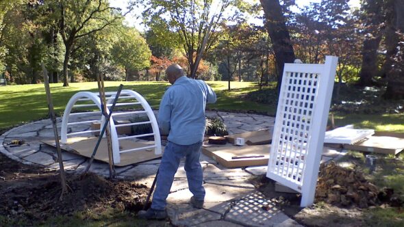 Vice President's Family Heritage Garden Progress Photo