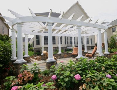 Design build, Colon Pergola Patio, pergola and plantings