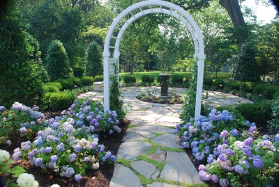 Vice President's Family Heritage Garden Flagstone Path