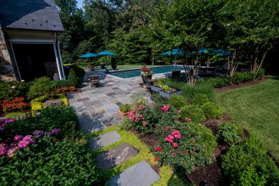 Ingelwood Custom Stone Patio and Plantings