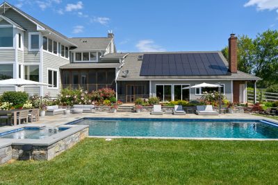A Lovely Pastoral Setting Pool and Stone Patio
