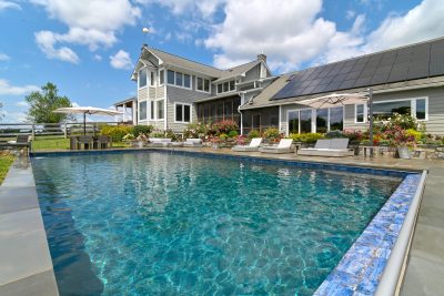 A Lovely Pastoral Setting Pool and Stone Patio